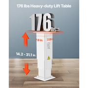 Bild in Galerie-Viewer laden, Amocart 176Lbs Electric Lifting Column System 14.2in-31in Height Three-stage Adjustable with Power Control Lift Table for Desk
