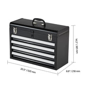 Bild in Galerie-Viewer laden, Amocart 20.5in Metal Tool Box Portable 4-Drawers Tool Chest with Drawers Locking Multi-Function Tool Organizer for Workshop
