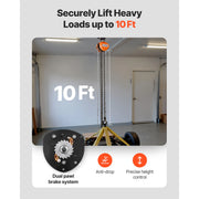 Bild in Galerie-Viewer laden, Amocart Hand Chain Hoist Manual Chain Block with Upgrade G80 Galvanized Chain 10 ft/20ft Lifting Height Pulley Hoist for Garage

