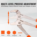 Amocart 8-Piece Pliers Set 8" Linesman's Pliers 6" Slip Joint Pliers Long Nose Pliers 6" Diagonal Cutter 10" Adjustable Wrench