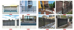 Premium High Quality Durable Black Aluminum Slat Fence Panels Customizable Length And Height Outdoor Privacy Fence
