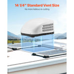 SucceBuy RV Air Conditioner 13500/15000 BTU Non-Ducted Rooftop RV AC 65dB Air conditioning System Fit for Campers/Vans/Trailers