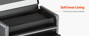 Charger l'image dans la visionneuse de galerie, Amocart 8.6in 3 Drawers Metal Tool Box Portable Tools Chest with Feet Pads &amp; Ball Bearing Powder Coated Tool Storage for Garage
