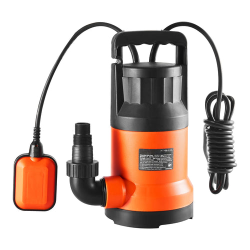 Amocart Utility Pump 1HP 4000GPH High Flow 31ft Head Sump Submersible Water Pump with 10ft Long Power Cord for Draining Water