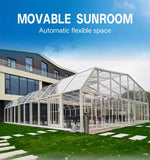 Any Size Custom Reinforced Aluminum Pool Cover Telescopic Push Pull Wind Frost Resist Villa Courtyard Outdoor Pool Protect Roof