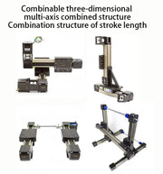 Load image into Gallery viewer, LHA60125 Precision Synchronous Motion Belt Slide Module XYZ Axis Gantry Linear Shaft Actuator Guide Rail Lifting Reciprocating
