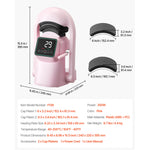 Amocart Auto Hat Heat Press Machine with 2 Interchangeable Platens Automatic Open & Release Touchscreen Temperature Control