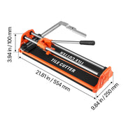 Charger l'image dans la visionneuse de galerie, Amocart 17-Inch Manual Tile Cutter for Wall &amp; Polished Tiles Double Rails for Precise Cutting Tungsten Carbide Wheel Precise
