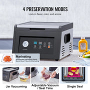 Load image into Gallery viewer, Amocart 380W Chamber Vacuum Sealer with 11.5in Sealing Length Home Use Vacuum Pump Power Packing Machine for Wet Foods Meat
