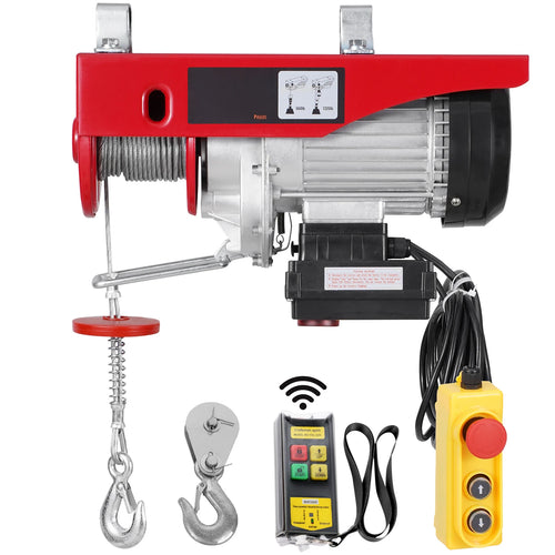 Amocart 1320 lbs Electric Hoist Crane with 328 ft Wireless 40 ft Single Cable Lifting Height Electric Lift Hoist for Factory