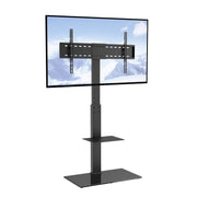 Charger l'image dans la visionneuse de galerie, Amocart TV Stand Mount Swivel Tall TV Stand for 32 to 85 inch TV Height Adjustable Portable Floor TV Stand Max VESA 600 x 800mm
