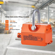 Bild in Galerie-Viewer laden, Amocart 100KG-2000KG Permanent Magnetic Lifter Pulling Capacity 2.5 Safety Factor Neodymium &amp; Steel Lifting Magnet Lift Magnets
