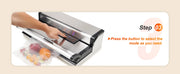 Bild in Galerie-Viewer laden, Amocart Commercial Vacuum Sealer Machine Multifunction Automatic Food Packaging with Bag Roll Storage Cutter for Home Kitchen
