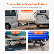 Charger l'image dans la visionneuse de galerie, Amocart 2000 lbs Trailer Jack Dynamic Heavy Duty Swivel Bolt-on 10" Lift Trailer Jack Stand with Handle for RV Boat Yacht
