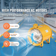 Bild in Galerie-Viewer laden, Amocart  Portable Ventilation Fan 350W/550W/1100W Industrial Exhaust Fan Air Clean Extractor Blower for Factory Warehouse
