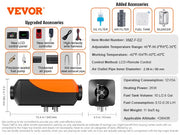 Load image into Gallery viewer, Amocart 2KW Diesel Air Heater 12V Diesel Heater with LCD Display Diesel Parking Heater Rapid Heating for RV Trailer Camper Boat
