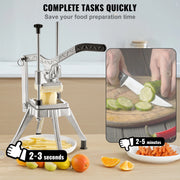 Charger l'image dans la visionneuse de galerie, Amocart Commercial Vegetable Fruit Heavy Duty Professional Food Dicer Kattex French Fry Cutter Onion Slicer Stainless Steel
