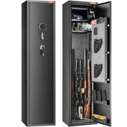 Charger l'image dans la visionneuse de galerie, Amocart 3-8 Rifles Gun Safe with Digital Lock Gun Storage Cabinet Removable Shelf for Home Long Guns &amp; Pistols
