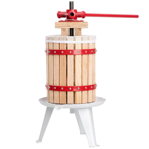 6L Fruit Press Wine Crusher  Cider Grapes Harvest Home Juicer Machine Making