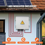 Amocart PV Combiner Box 4 String / 6 String Solar Combiner Box 10A / 15A Rated Current Fuse for On/Off Grid Solar Panel System