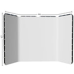SH 240x400cm Background Stand Frame With Photography Green Screen Backdrops Photography Background For Living Video Recording