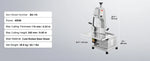 Amocart Commercial Electric Meat Bandsaw 650W 1800W Stainless Steel Countertop  Sawing Machine Frozen Fish Cutter for Pork