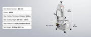 Bild in Galerie-Viewer laden, Amocart Commercial Electric Meat Bandsaw 650W 1800W Stainless Steel Countertop  Sawing Machine Frozen Fish Cutter for Pork
