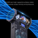 ZTEN Handheld 4nd Generation Violent Blower Brushless Motor 130,000 RPM Wind Speed 52m/s Duct Outdoor Powerful Air Blower