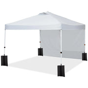 Load image into Gallery viewer, Easy One-Push Setup Pop Up Canopy Tent 10x10ft – Waterproof Outdoor Shelter, Portable Gazebo with Wheeled Bag, Includes Side Wall, Ideal for Camping, Patio, Parties
