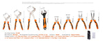 SucceBuy 8-Piece Pliers Set High Carbon Steel 12"/10"/8"Groove Joint Pliers 8"Linesman's Pliers 6"Slip Joint Pliers and Tool Bag