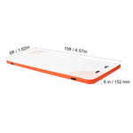Amocart Inflatable Floating Dock Non-Slip Water Floating Dock Mat with Detachable Ladder Floating Platform Island Raft for Pool