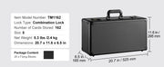Charger l'image dans la visionneuse de galerie, Amocart Graded Card Storage Box 4 Slots or 5Slots with Key Lock or Coded Lock Foam Dividers for 96/108/120/162 PSA Graded Cards
