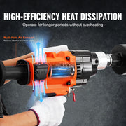 Charger l'image dans la visionneuse de galerie, Amocart 2000W/2600W Handheld Core Drill Machine Drilling Diameter Wet&amp;Dry Diamond Core Drill Rig Rugged Concrete Core Drill
