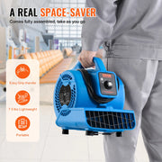 Charger l'image dans la visionneuse de galerie, Amocart Floor Blower 1360 RPM 600 CFM Air Mover for Drying and Cooling Portable Dryer for Janitorial Home Plumbing Commercial
