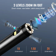 Charger l'image dans la visionneuse de galerie, Amocart Endoscope Camera Dual Lens Borescope 5" Screen 1080P Inspection Camera with LED Lights Waterproof for Auto Plumbing

