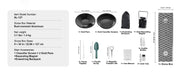 Charger l'image dans la visionneuse de galerie, Amocart 50" 12" Complete Sluice Box Gold Panning Kit Aluminum Alloy Gold Mining Equipment 23/16 PCS Gold Prospecting Kit

