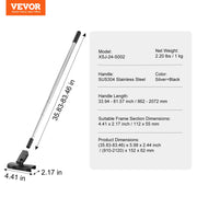 Charger l'image dans la visionneuse de galerie, Amocart Drywall Skimming Blade Set 10/16/24/32/40 inch Skimming Blades + 34-81.6 in Extension Handle Pole Stainless Steel Knife
