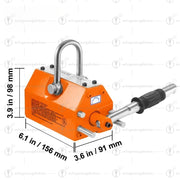 Bild in Galerie-Viewer laden, Amocart 100KG-2000KG Permanent Magnetic Lifter Pulling Capacity 2.5 Safety Factor Neodymium &amp; Steel Lifting Magnet Lift Magnets
