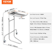 Load image into Gallery viewer, for Lab Clinic Hospital Salon Amocart 2/3/4/5 Tiers Lab Carts Lab Utility Cart Mobile Medical W/ ABS Material Rolling Cart
