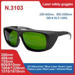 Laser Safety Glasses 190-2000nm 10600nm OD6 CO2 Laser Protection goggles 1064 532 200-2000nm IPL laser glasses Laser protection