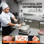 SucceBuy 650W 1100W 1800W Commercial Electric Meat Bandsaw Stainless Steel Countertop Bone Sawing Machine for Rib Pork Beef