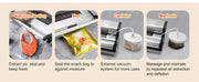 Bild in Galerie-Viewer laden, Amocart Commercial Vacuum Sealer Machine Multifunction Automatic Food Packaging with Bag Roll Storage Cutter for Home Kitchen
