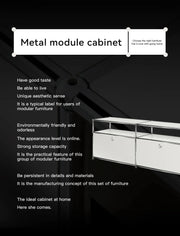 Charger l'image dans la visionneuse de galerie, Tv Stand Storage Cabinets Corner Cabinet Metal Storage Display Cabinet Living Room Cabinets Furniture
