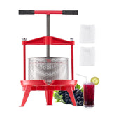 Bild in Galerie-Viewer laden, Amocart 9L 14L Fruit Wine Press Stainless Steel Basket with Cross-beam and Triangular Structure Manual Juice Maker for Kitchen
