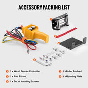 Charger l'image dans la visionneuse de galerie, Amocart 2000lbs Electric Car Winch ATV/UTV Steel Cable Winch with Wired Remote Control for Towing Off-Road Vehicle Jeep Truck
