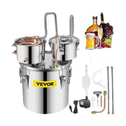 Bild in Galerie-Viewer laden, Amocart 20L 30L Water Alcohol Brewing Distiller DIY Moonshine Apparatus Stainless Steel Still Whisky Beer Brandy Home Appliance
