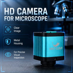 1080P 4K Digital Microscope Full HD Industrial Microscope C-Mount DigitalCamera PCB Welding Mobile Phone Repair Stand Microscope