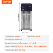 Charger l'image dans la visionneuse de galerie, Amocart Ice Cream Blender High-Speed Ice Cream Maker Mixer Stir Machine Speed Adjustment Stainless Steel Ice Cream Shaker
