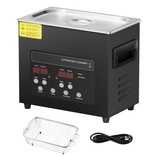 Amocart 2-30L Ultrasonic Cleaner Digital Ultrasound Cleaning Machine with Upgraded Degassing and Gentle Mode for Jewelry Glass