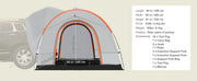 Charger l'image dans la visionneuse de galerie, SucceBuy SUV Camping Tent, 8'-8' SUV Tent Attachment for Camping with Rain Layer and Carry Bag, PU2000mm Double Layer Truck Tent
